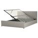 Beliani Cama con almacenaje Piel sintética ROCHEFORT 170x214 Beliani Cama con almacenaje Piel sintética ROCHEFORT 170x214 Cinza Escuro