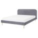 Beliani Cama Terciopelo FLAYAT 173x215 Beliani Cama Terciopelo FLAYAT 173x215 Amarelo