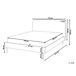 Beliani Cama Terciopelo FLAYAT 173x215 Beliani Cama Terciopelo FLAYAT 173x215 Amarelo