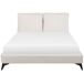 Beliani Cama Chenilla MELLE 175x240 Beliani Cama Chenilla MELLE 175x240 Bege