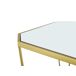 Beliani Conjunto de 2 mesas auxiliares SIERRA 45x26 Beliani Conjunto de 2 mesas auxiliares SIERRA 45x26 Dourado