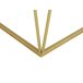 Beliani Conjunto de 2 mesas auxiliares SIERRA 45x26 Beliani Conjunto de 2 mesas auxiliares SIERRA 45x26 Dourado