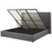 Beliani Cama con almacenaje Terciopelo LUBBON 210x217 Beliani Cama con almacenaje Terciopelo LUBBON 210x217 Cinza