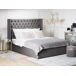 Beliani Cama con almacenaje Terciopelo LUBBON 210x217 Beliani Cama con almacenaje Terciopelo LUBBON 210x217 Cinza