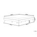 Beliani Cama sin cabecero MDF BERRIC Beliani Cama sin cabecero MDF BERRIC Castanho