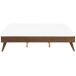 Beliani Cama sin cabecero MDF BERRIC Beliani Cama sin cabecero MDF BERRIC Castanho