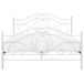 Beliani Cama Aço LYRA 162x209 Beliani Cama Aço LYRA 162x209 Branco