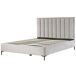 Beliani Cama con almacenaje Terciopelo SEZANNE 190x215 Beliani Cama con almacenaje Terciopelo SEZANNE 190x215 Azul Marino