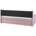 Beliani Cama nido Terciopelo MONTARGIS 91x219 Beliani Cama nido Terciopelo MONTARGIS 91x219 Rosa
