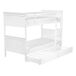 Beliani Litera Madera de pino ALBON 97x208 Beliani Litera Madera de pino ALBON 97x208 Branco