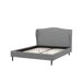 Beliani Cama Poliéster COLMAR 150x215 Beliani Cama Poliéster COLMAR 150x215 Cinza