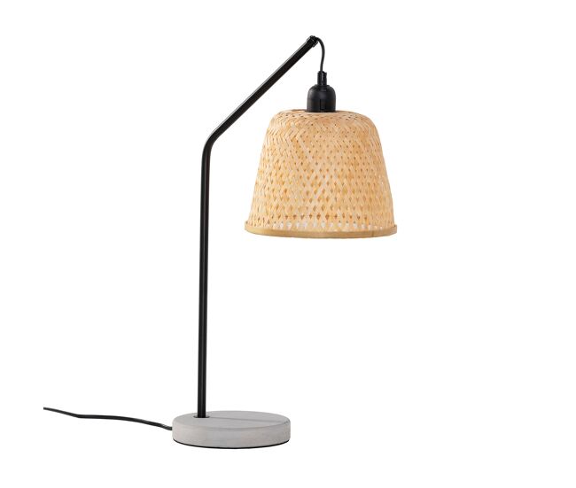 Candeeiro de mesa sakura bambu, diâmetro 55 cm