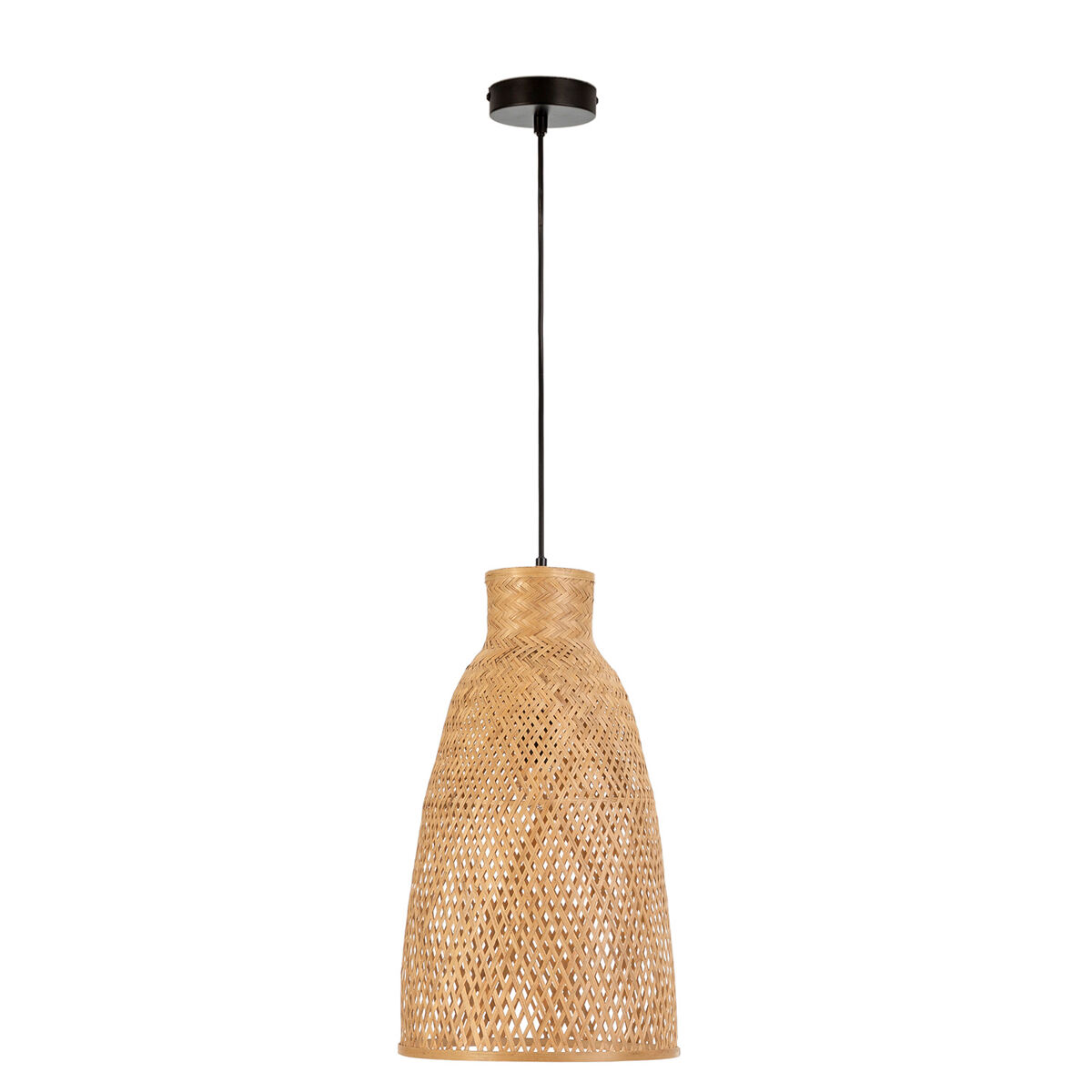 Lâmpada de teto de bambu nomi, diâmetro 31 cm