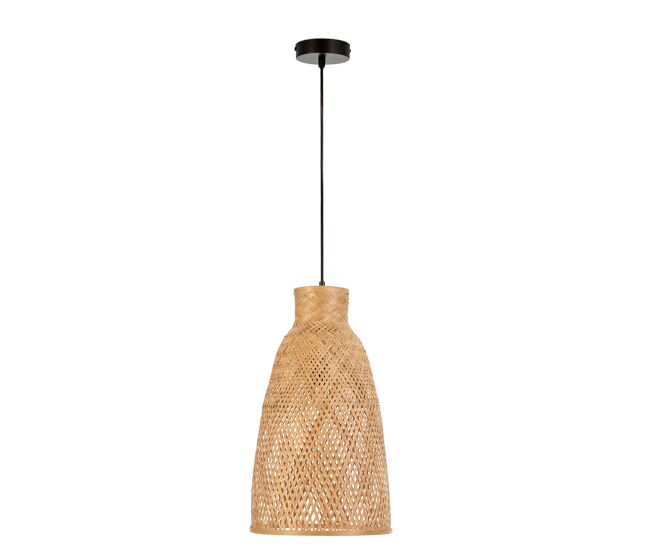 Lâmpada de teto de bambu nomi, diâmetro 31 cm