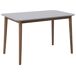 Beliani Mesa de jantar MODESTO Beliani Mesa de jantar MODESTO Cinza Claro
