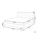 Beliani Cama Poliéster POITIERS 191x215 Beliani Cama Poliéster POITIERS 191x215 Cinza Claro