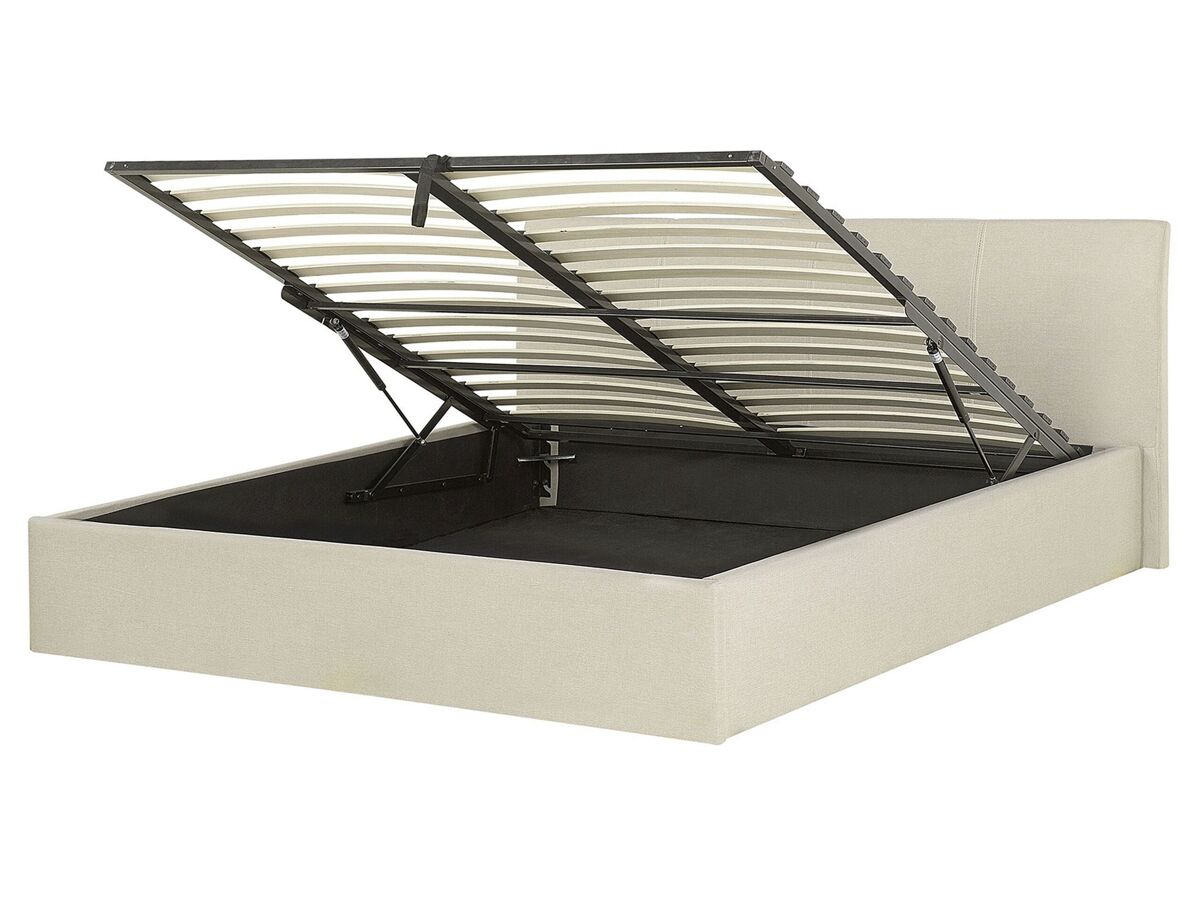 Beliani Cama con almacenaje Poliéster ORBEY 177x212