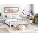 Beliani Cama Acero RODEZ 146x208 Beliani Cama Acero RODEZ 146x208 Branco