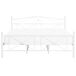 Beliani Cama Acero RODEZ 146x208 Beliani Cama Acero RODEZ 146x208 Branco