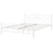 Beliani Cama Acero RODEZ 146x208 Beliani Cama Acero RODEZ 146x208 Branco