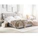 Beliani Cama con cajones Poliéster LA ROCHELLE 153x213 Beliani Cama con cajones Poliéster LA ROCHELLE 153x213 Cinza Claro