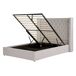 Beliani Cama con almacenaje Terciopelo LUBBON 170x217 Beliani Cama con almacenaje Terciopelo LUBBON 170x217 Bege