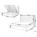 Beliani Cama con almacenaje Terciopelo LUBBON 170x217 Beliani Cama con almacenaje Terciopelo LUBBON 170x217 Bege