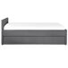 Beliani Cama nido Poliéster MARMANDE 96x214 Beliani Cama nido Poliéster MARMANDE 96x214 Cinza Claro