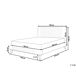 Beliani Cama Chenilla TALENCE 198x218 Beliani Cama Chenilla TALENCE 198x218 Bege