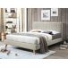 Beliani Cama Chenilla TALENCE 198x218 Beliani Cama Chenilla TALENCE 198x218 Bege