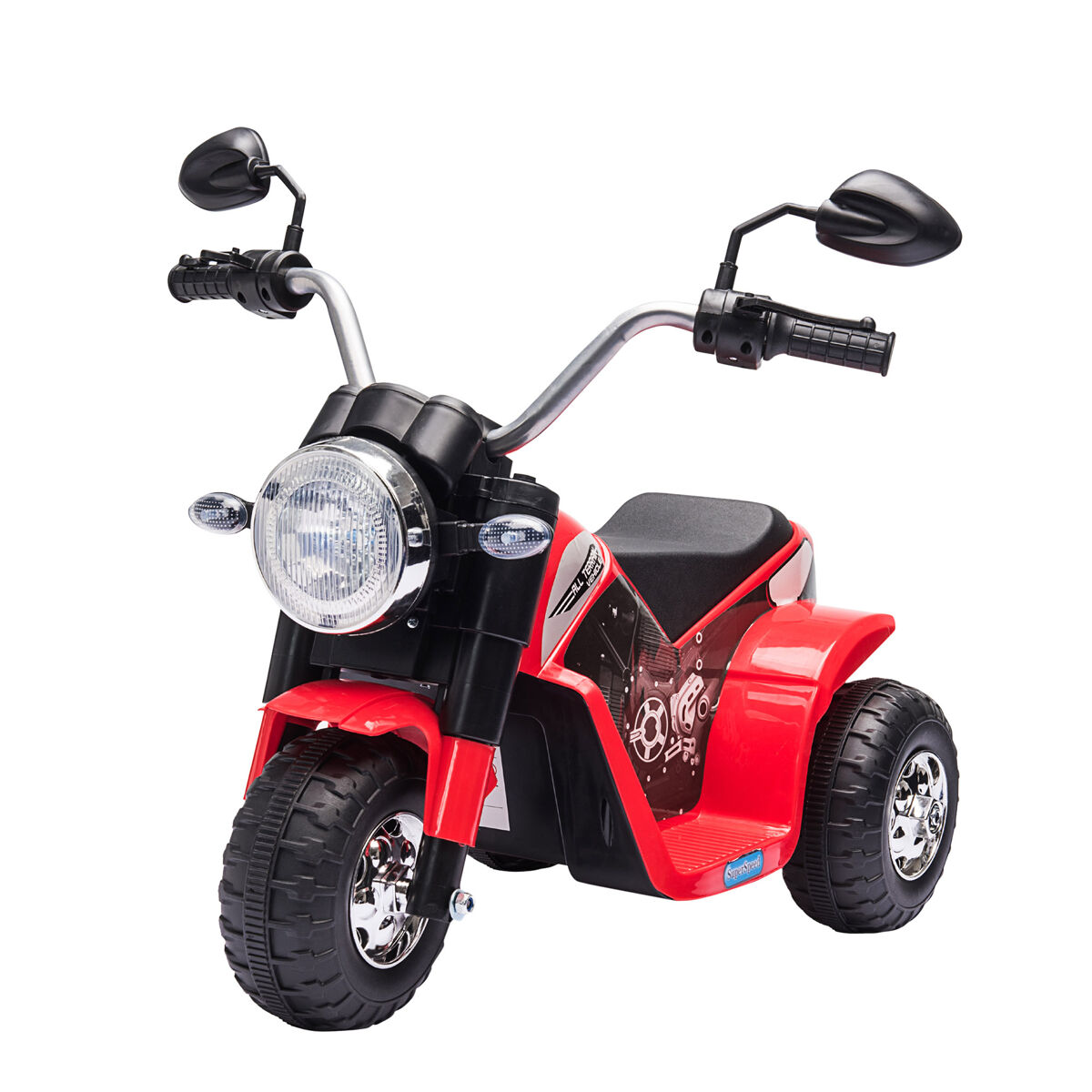 Motocicleta Elétrica para Crianças PP, Metal HOMCOM