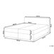 Beliani Cama continental Poliéster PRESIDENT 170x210 Beliani Cama continental Poliéster PRESIDENT 170x210 Bege