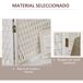 Biombo Corda de Papel, Bambu e Madeira de Pinho HOMCOM Biombo Corda de Papel, Bambu e Madeira de Pinho HOMCOM Branco