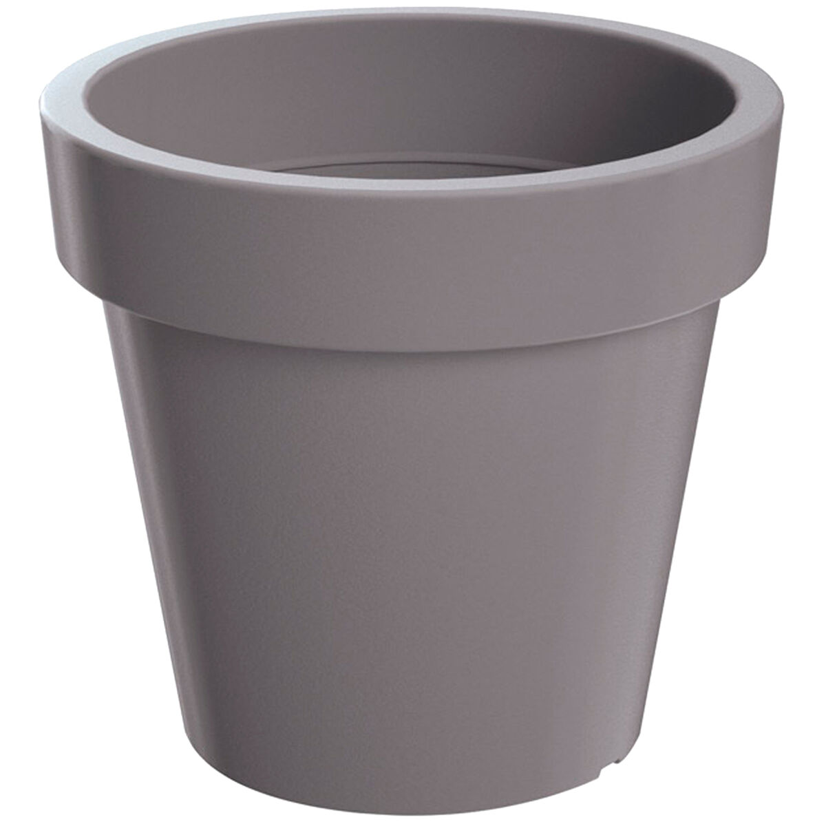 Pote de plástico lofly em gris 49 (comprimento) x 49 (largura) x 45,5 (alto) cm