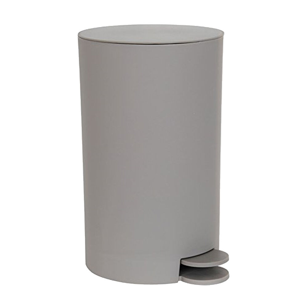Lata de lixo com pedal de osaki de 3 litros em gris