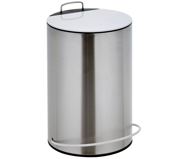 Lata de lixo com um pedal blanc de 5l 20,5x