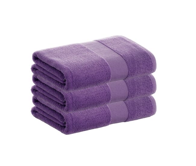 Pack 3 toalhas de chuveiro 100% algodão de 500gr/m2 de qualidade com secagem extra-rápida e tendência primavera-verão