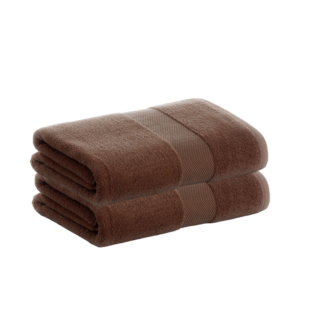 Pack 2 toalhas de folha 100% algodão de 500gr/m2 de qualidade com secagem extra-rápida e tendência primavera-verão