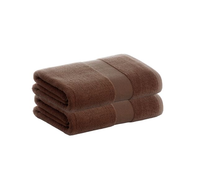 Pack 2 toalhas de folha 100% algodão de 500gr/m2 de qualidade com secagem extra-rápida e tendência primavera-verão