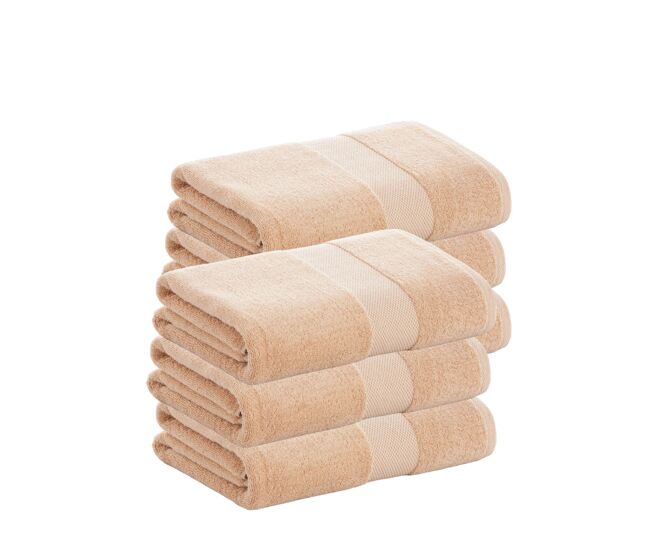 Pack 6 toalhas de algodão para banho 100% algodão de 500gr/m2 de qualidade com secagem extra-rápida e tendência primavera-verão