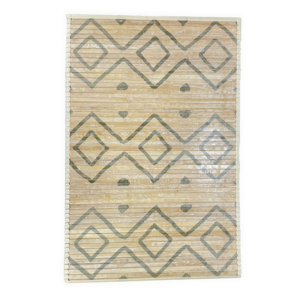 Acomoda textil - tapete de interior e exterior em bambu (60x90 cm, modelo b)