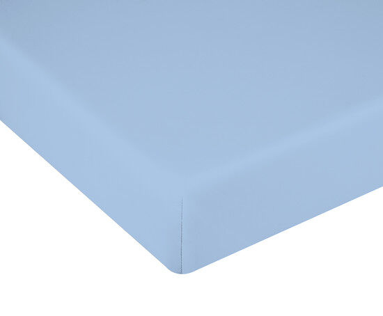 Lençol com elástico cama donegal 150cm celeste