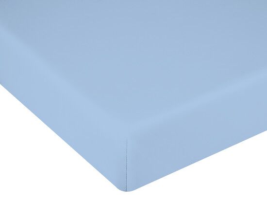 Lençol com elástico cama donegal 150cm celeste
