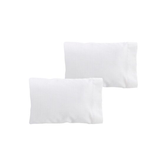 Conjunto de duas fronhas donegal 70cm ou cama 135cm branca