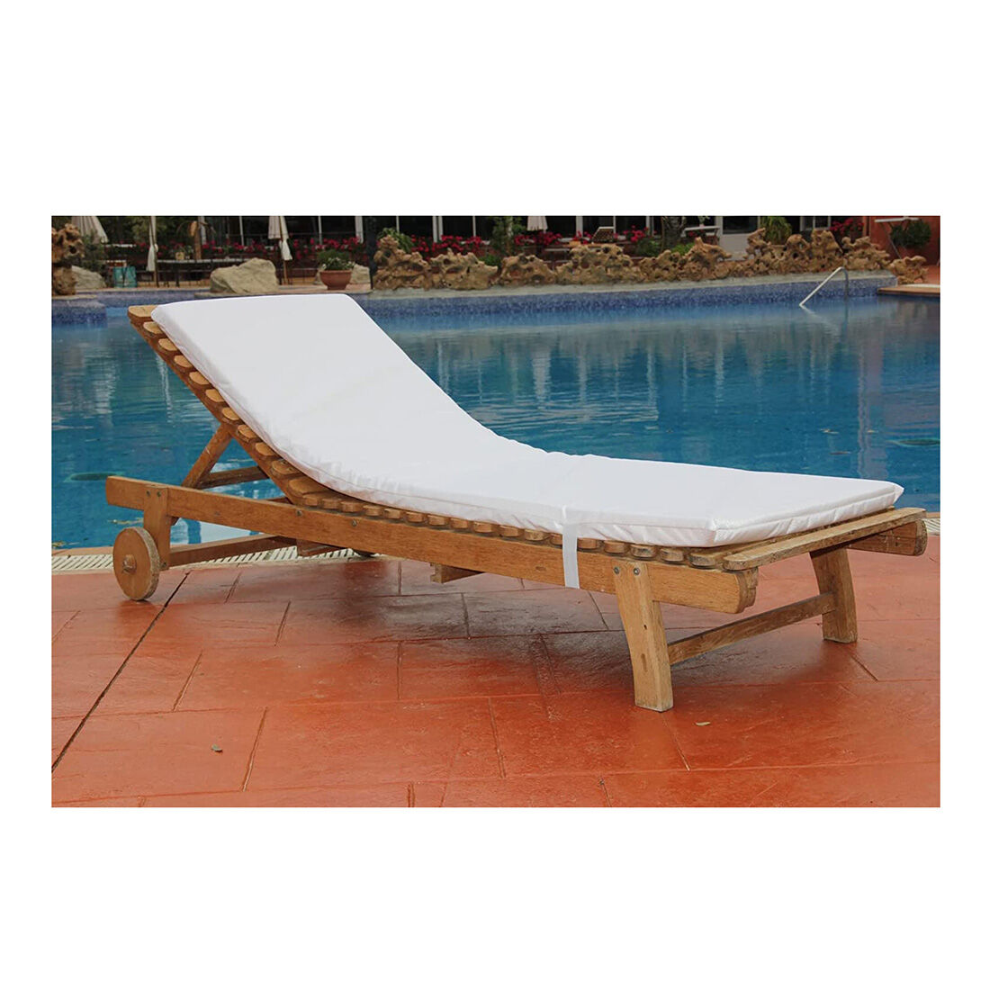  Acomoda Textil - Colchão de espreguiçadeira impermeável.