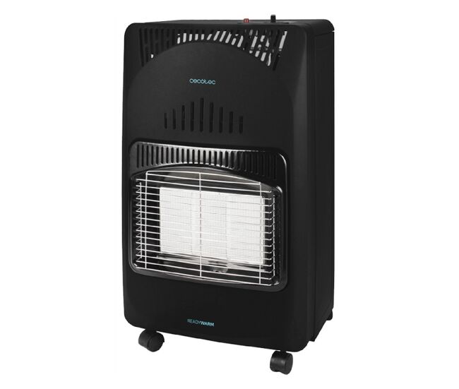 Cecotec aquecedor à gaz com uma potência de até 4,2 kw, triplo sistema de segurança e botija à gaz com capacidade de 15 kg.