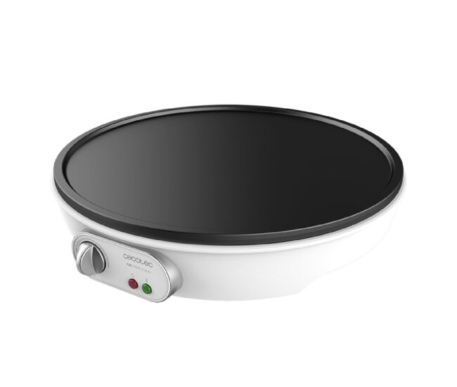 Cecotec máquina para crepes de 1000 w com revestimento antiaderente e potência regulável.
