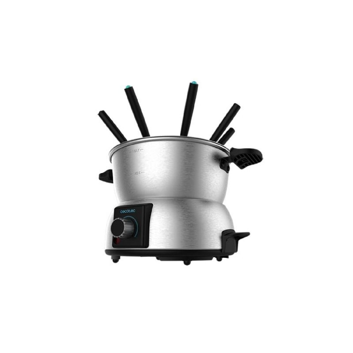 Cecotec Fondue elétrico de queijo, chocolate e óleo, com 1000 W e 8 garfos.