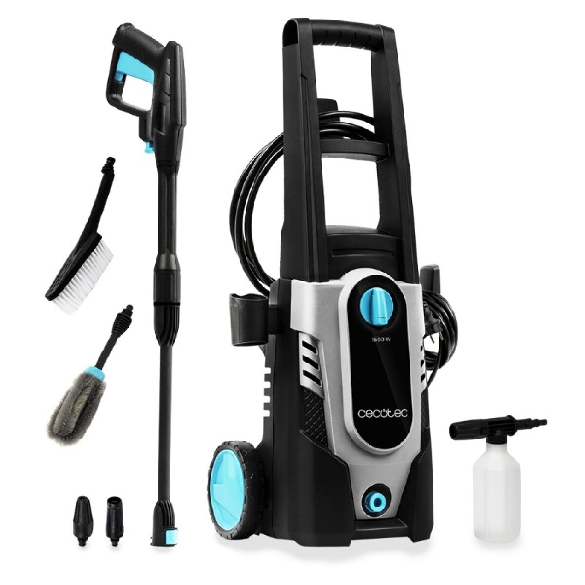Cecotec lave-linge de alta pressão especial para carros e bicicletas com acessório específicos, 1600 w de potência, 426 l/h de