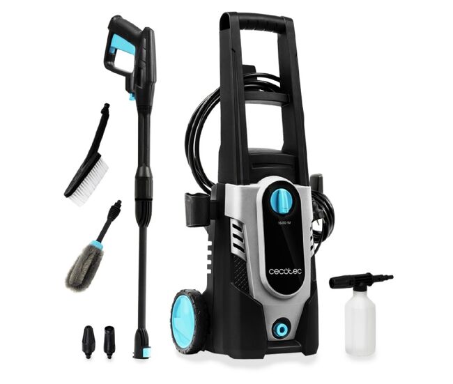 Cecotec lave-linge de alta pressão especial para carros e bicicletas com acessório específicos, 1600 w de potência, 426 l/h de